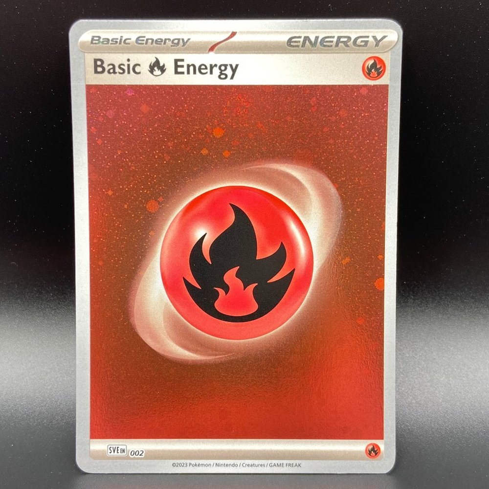 Pokemon TCG Fire Energy (Cosmos Holo)